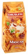 Заказать MUSLER Сухие завтраки Мюсли Злаки и фрукты 350 гр