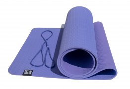 Заказать Original Fittools FT-YGM6-2TPE-1 Коврик для йоги 6мм двуслойный TPE фиолетово-серый