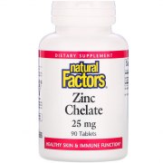 Заказать Natural Factors Zinc Chelate 25 мг 90 таб