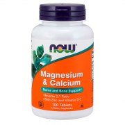 NOW Magnesium & Calcium 100 таб