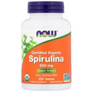 NOW Spirulina 500 мг 200 таб